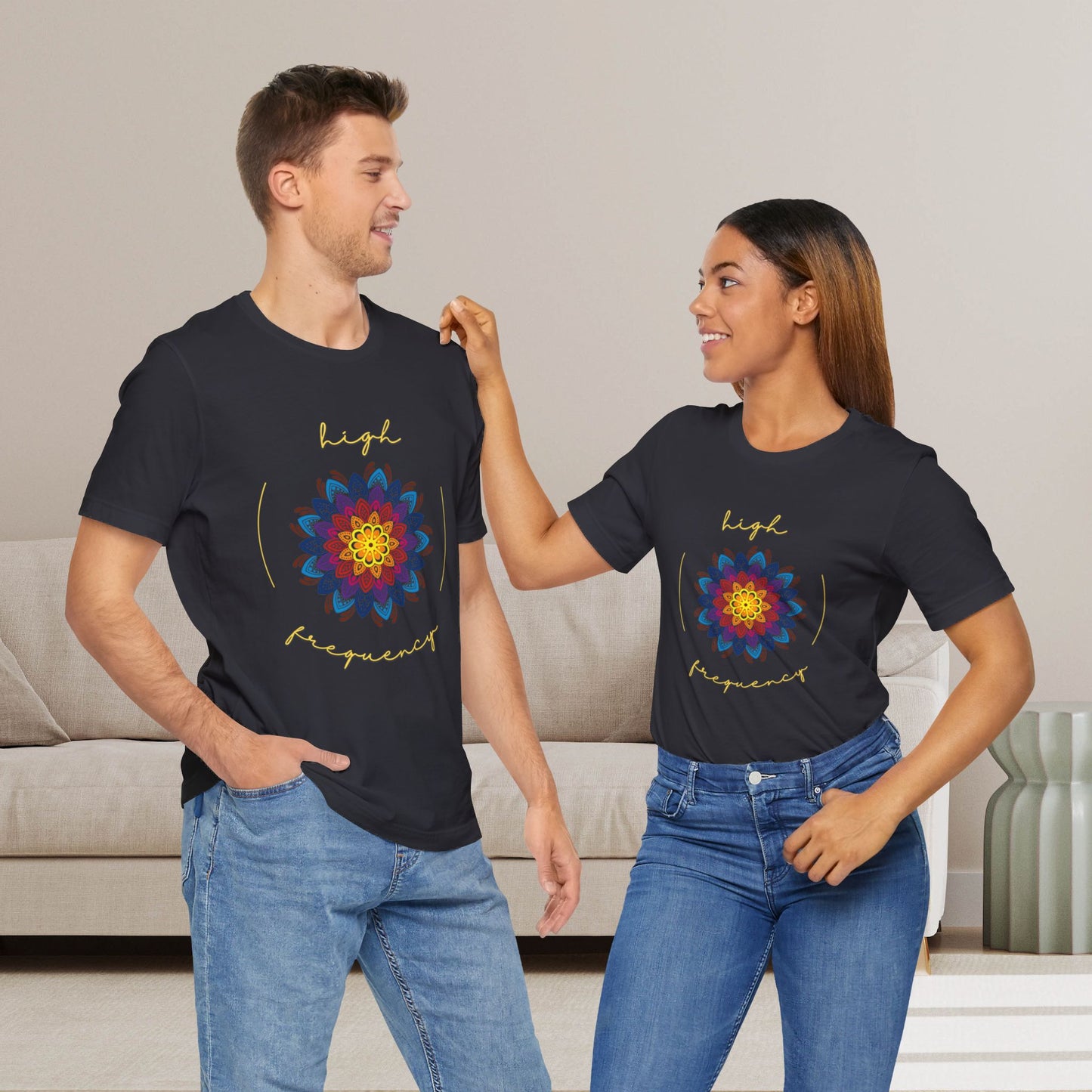 T-shirt Homme Femme - High Frequency Colored