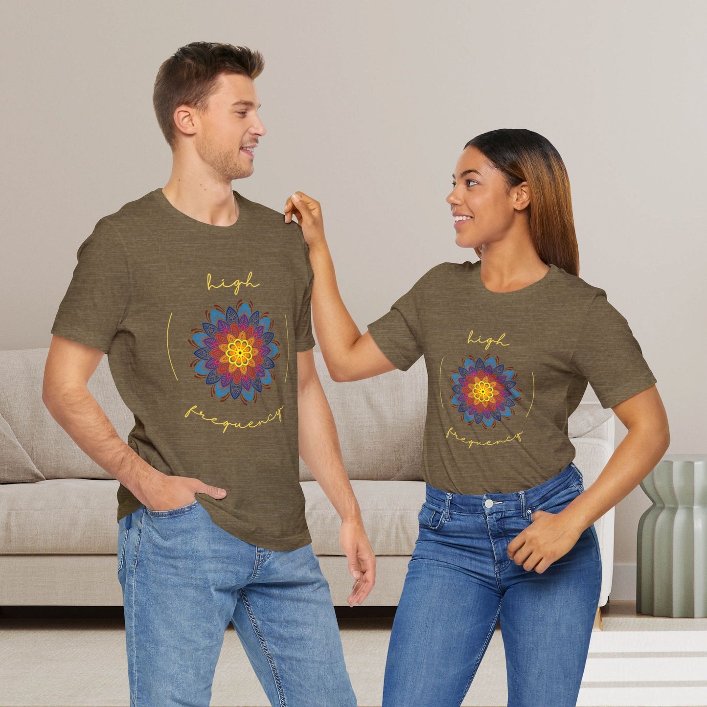 T-shirt Homme Femme - High Frequency Colored