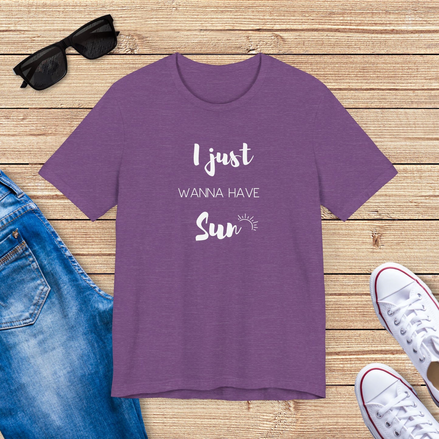 T-shirt Homme Femme - Just wanna have Sun