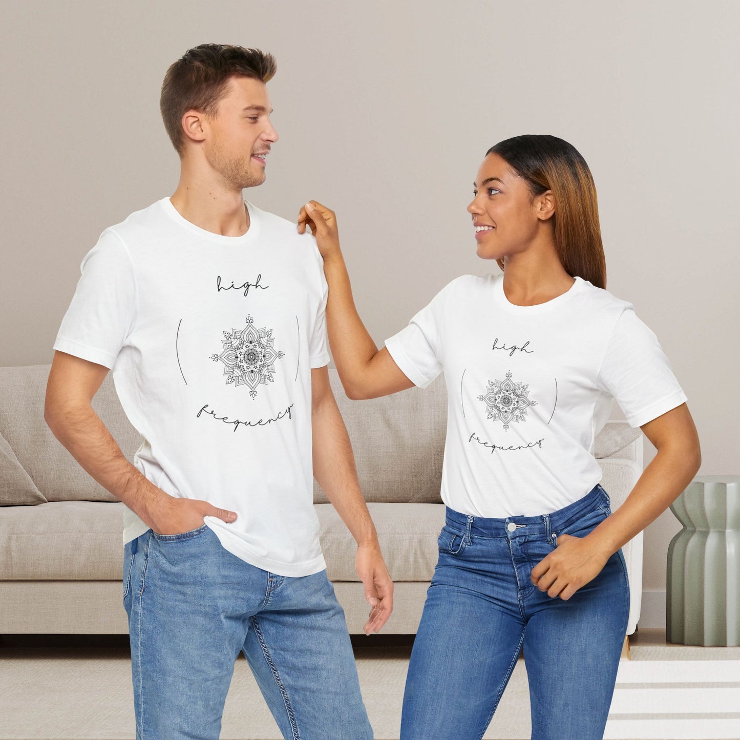 Men's Women's T-shirt - High Frequency