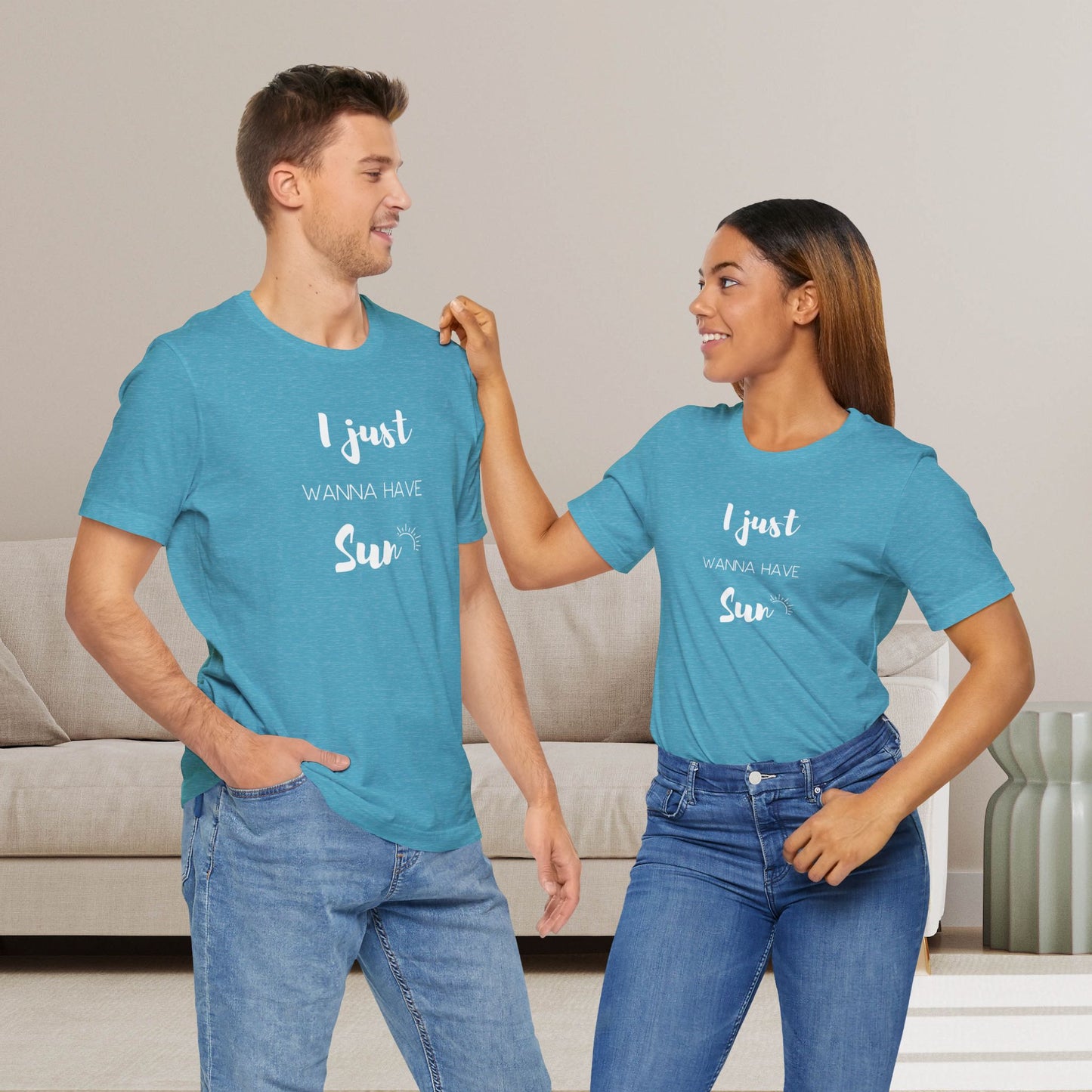 T-shirt Homme Femme - Just wanna have Sun