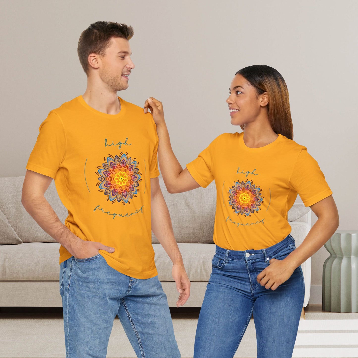 T-shirt Homme Femme - High Frequency Colored