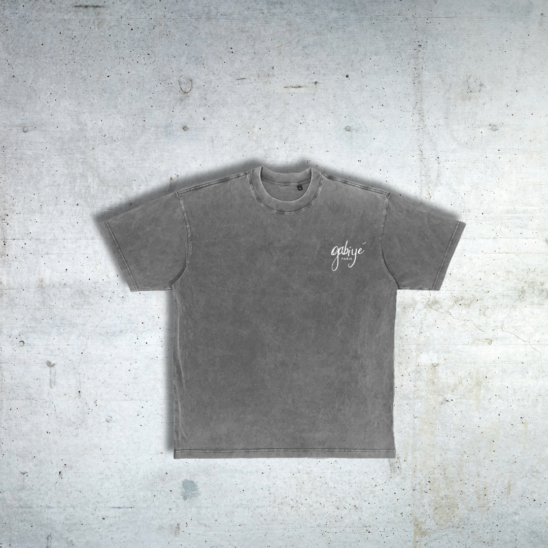 Essentials - T-shirt Premium Gris Vintage - Gabiyé Paris