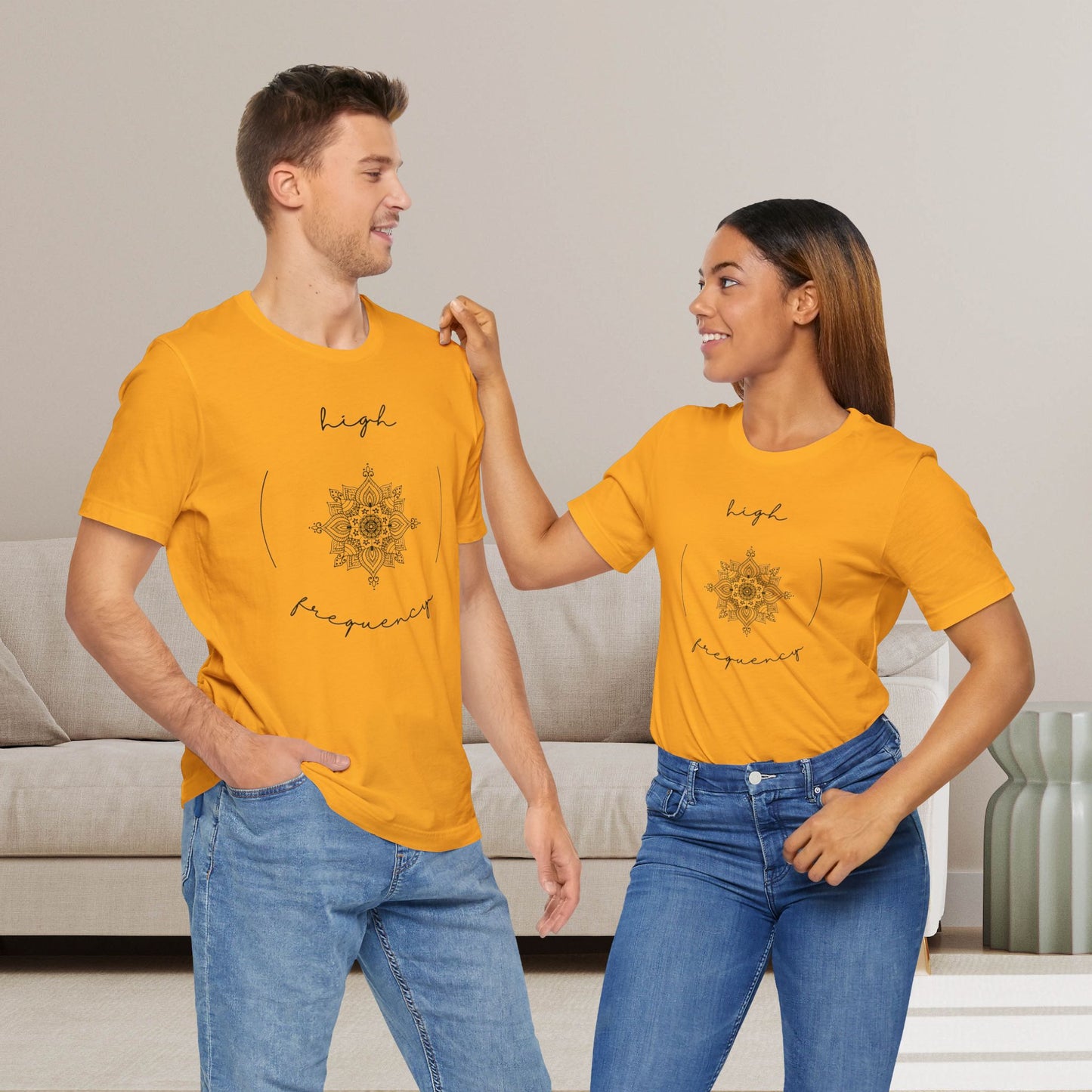 Men's Women's T-shirt - High Frequency