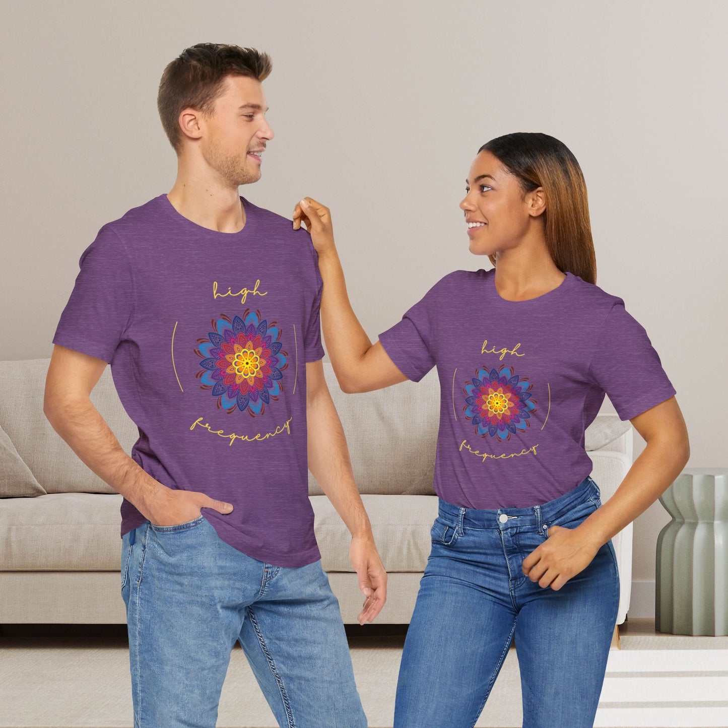 T-shirt Homme Femme - High Frequency Colored