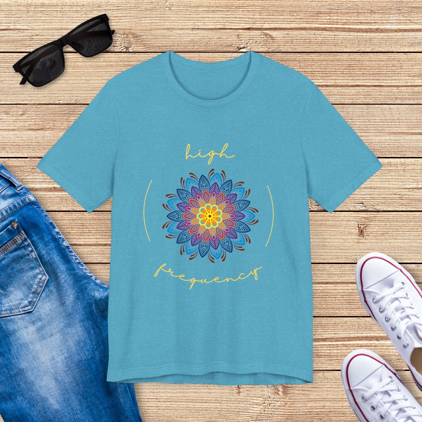 T-shirt Homme Femme - High Frequency Colored