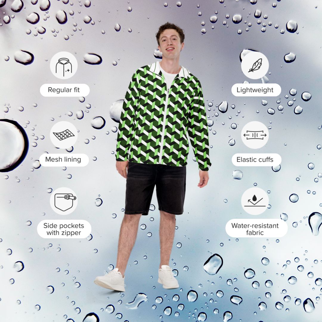 Windbreaker - Green - Gabiyé Paris