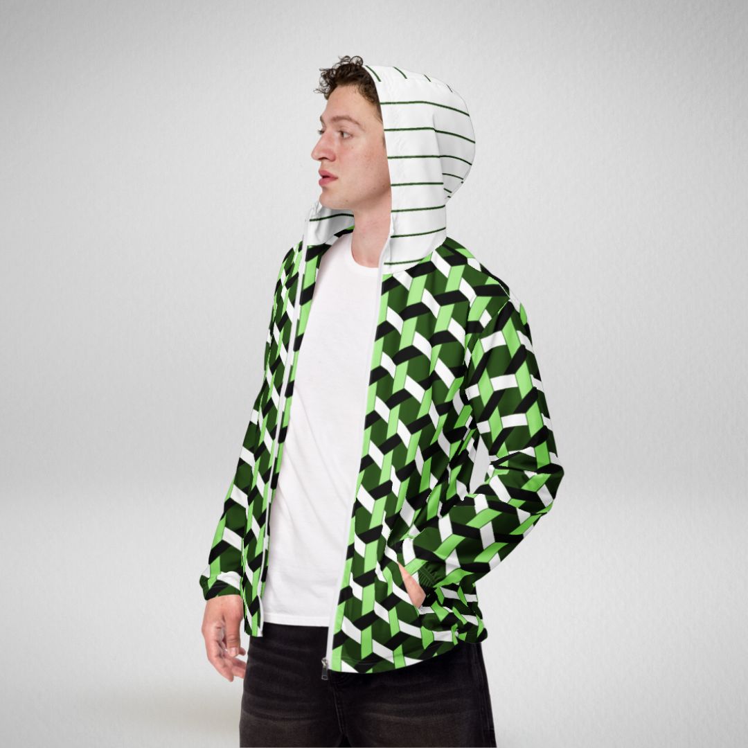Windbreaker - Green - Gabiyé Paris