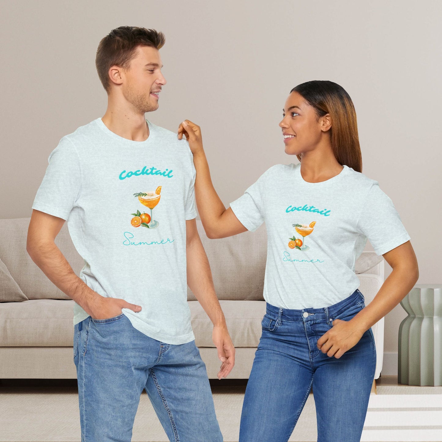 T-shirt Homme Femme - Cocktail