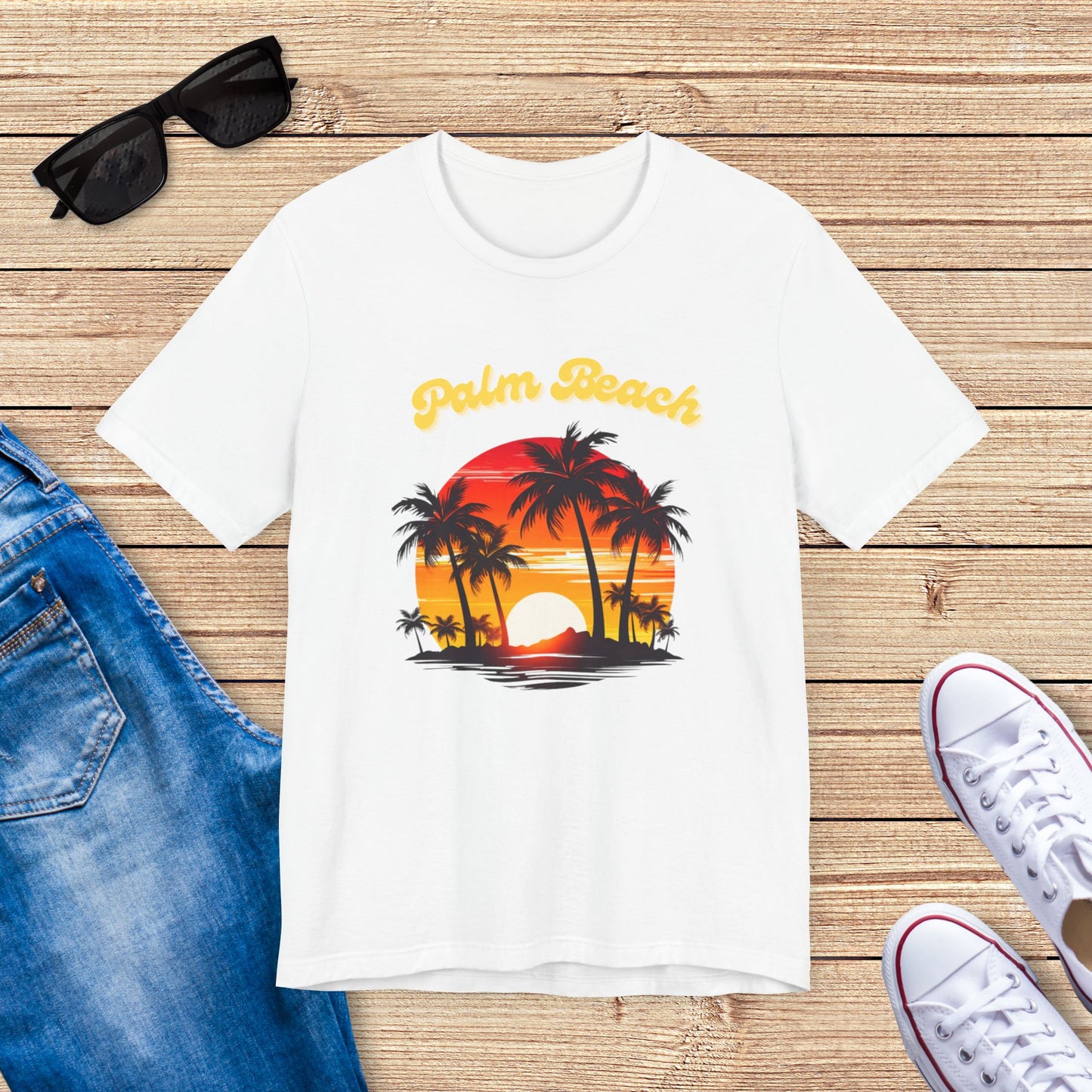 T-shirt Homme Femme - Palm Beach