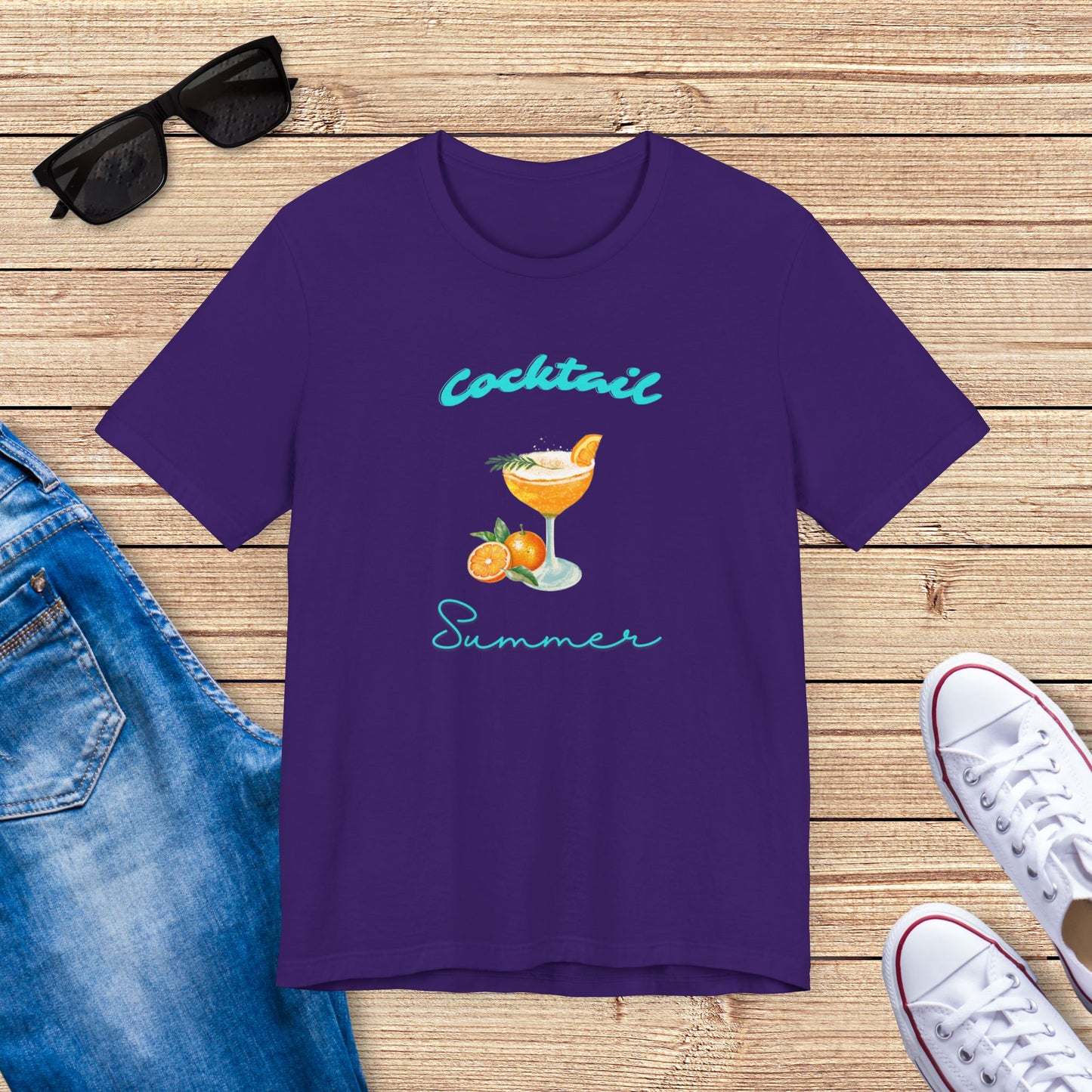 T-shirt Homme Femme - Cocktail