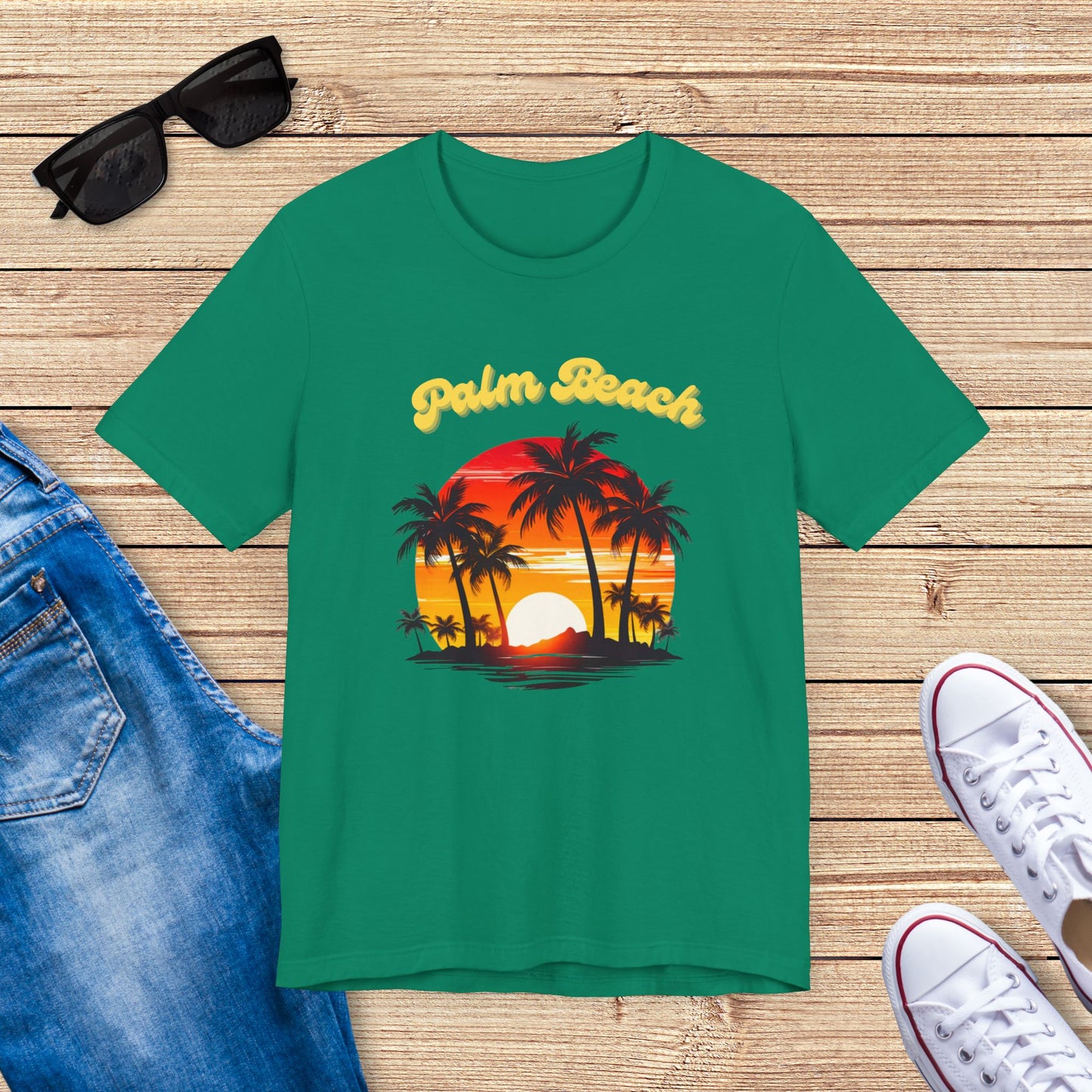 T-shirt Homme Femme - Palm Beach