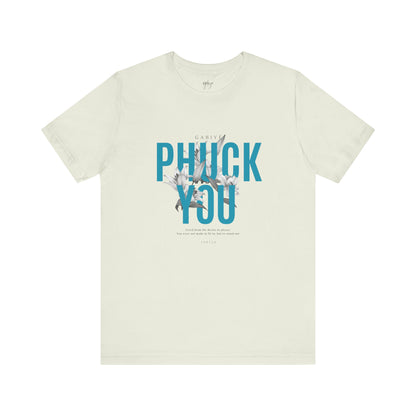 T-shirt Phuck You - Jaune pâle - Gabiyé Paris