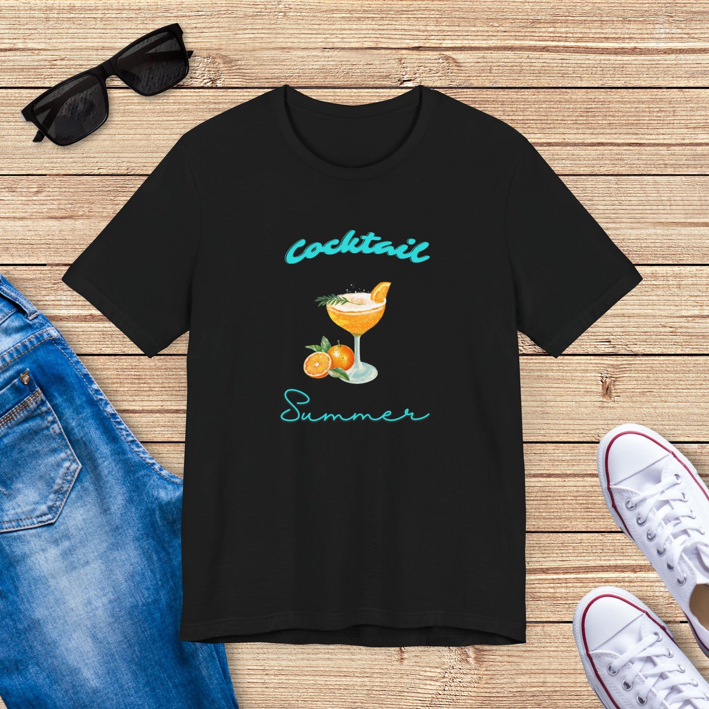 T-shirt Homme Femme - Cocktail