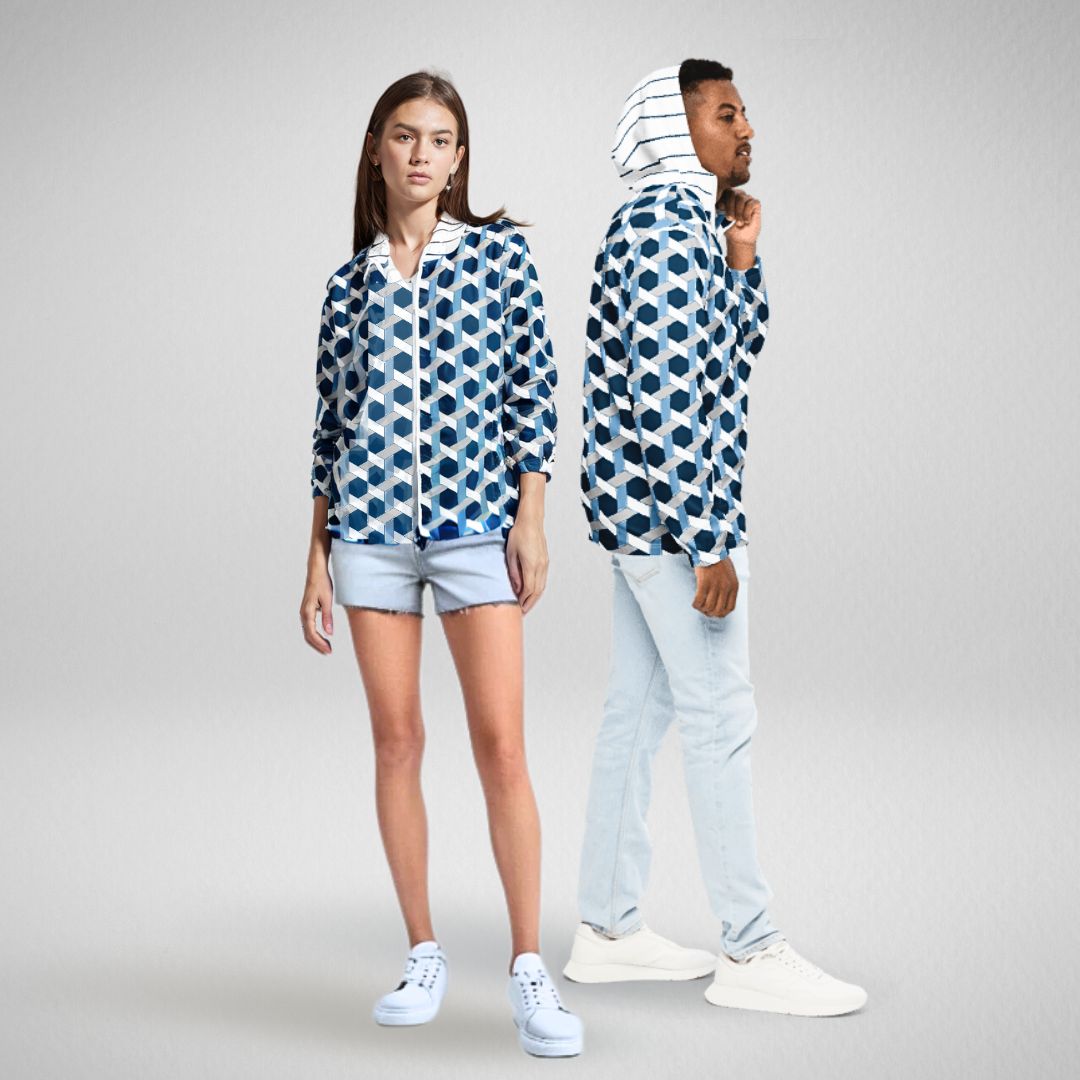 coupe-vent_homme_femme_streetwear_imprime_bleu_hexagone_gabiye_paris